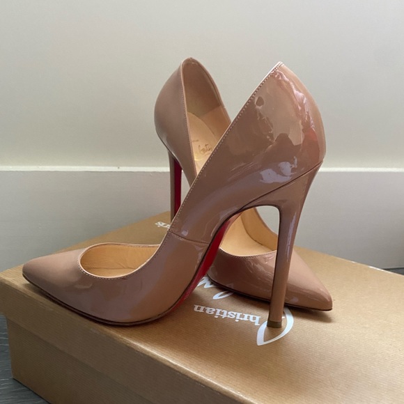 Size 6 louboutin for sale. Nude pigalles. - Picture 5 of 9